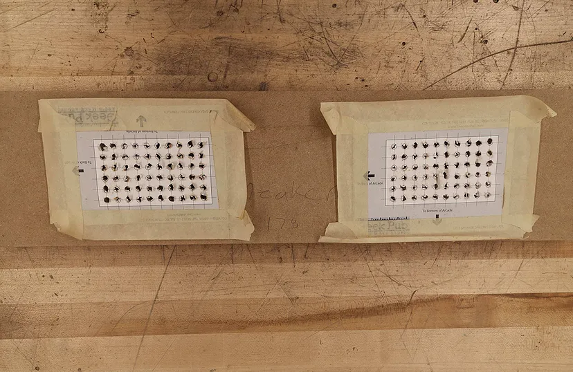 Sanding wood pieces